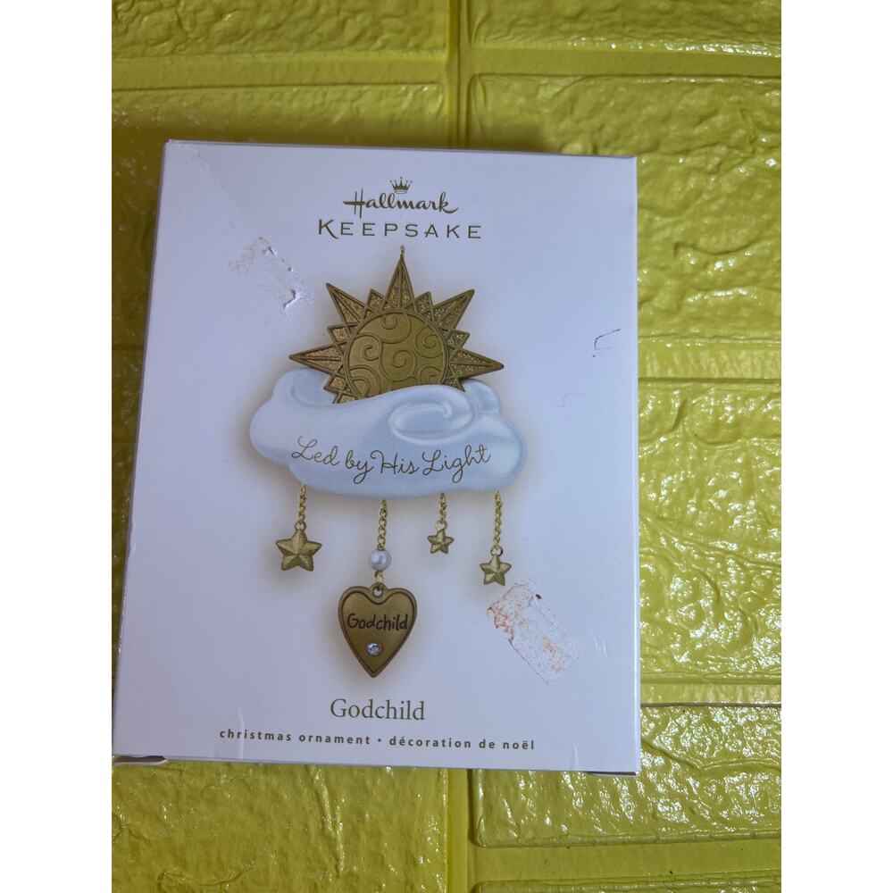 Hallmark Keepsake Godchild Christmas Tree Ornament 2008 IOB